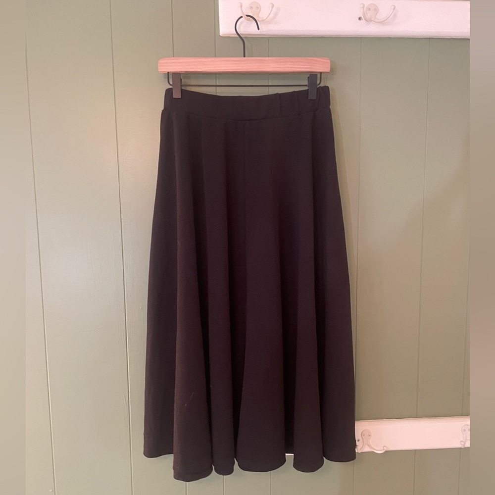 Heavyweight Skirt in black